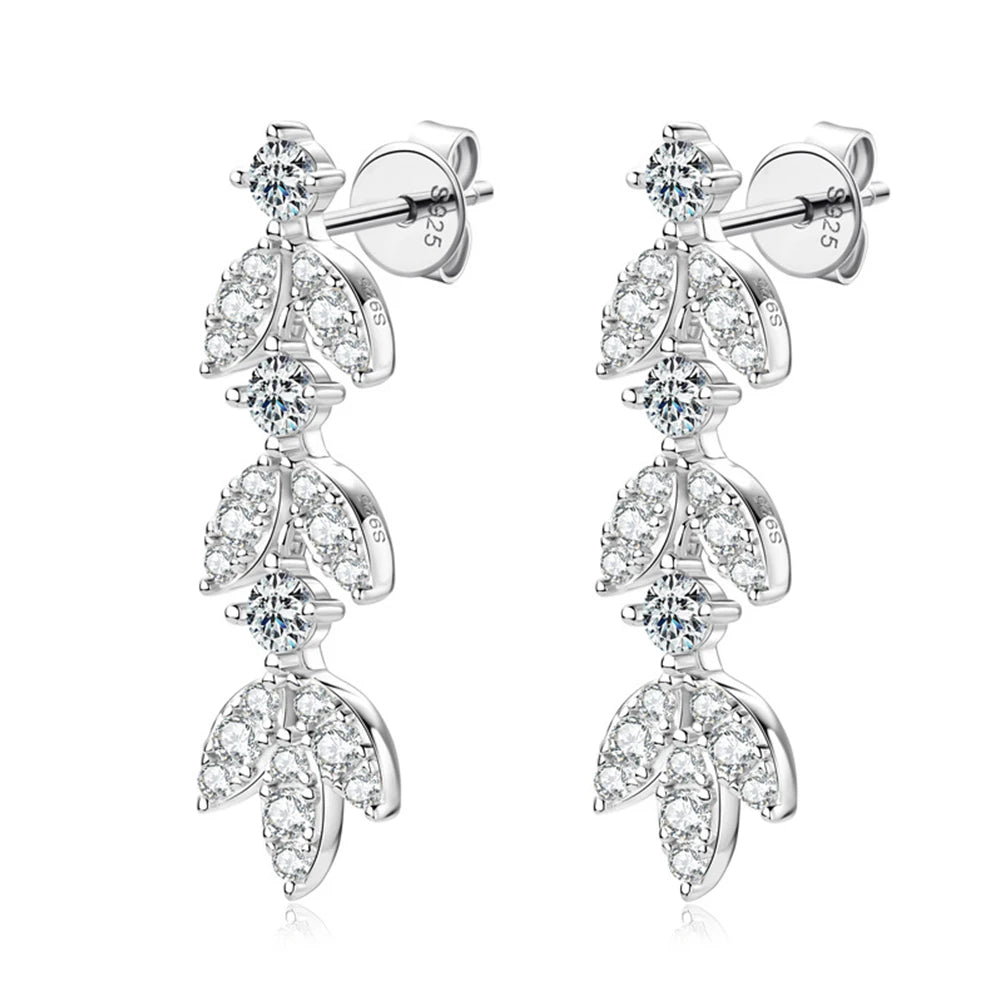 Alexis Moissanite Drop Earrings