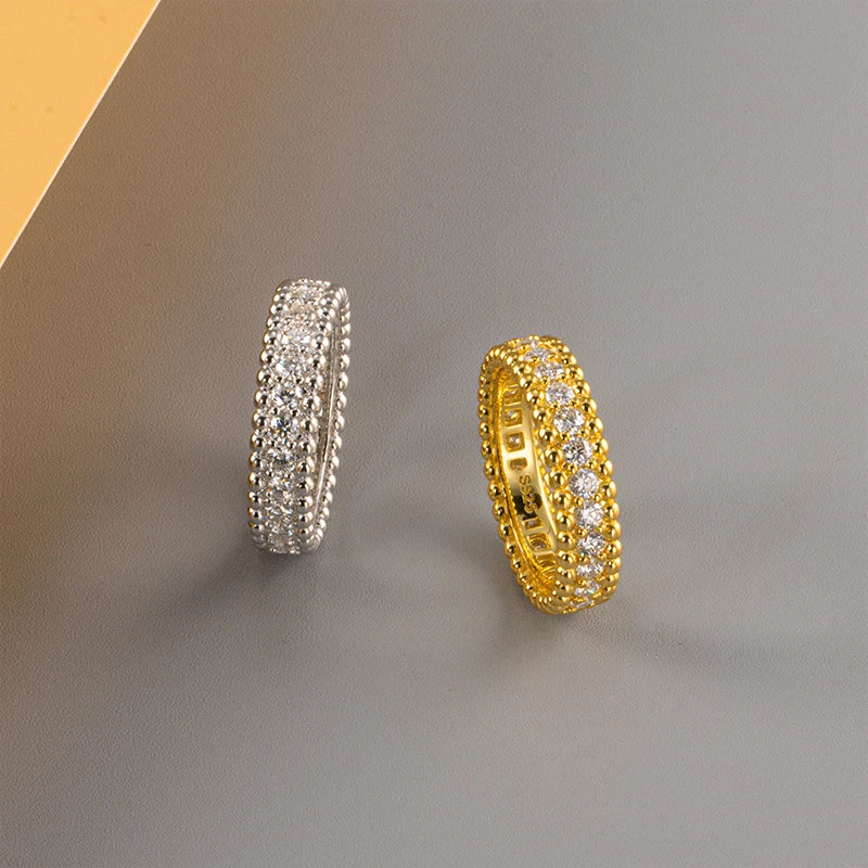 V-Leaf Moissanite Ring