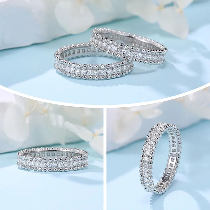 V-Leaf Moissanite Ring
