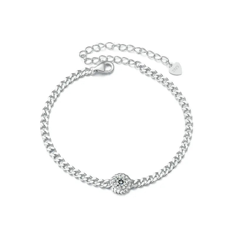 Juliette Adjustable Moissanite Bracelet
