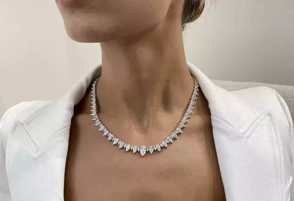 Amira Tennis Lab-Grown Diamond Necklace