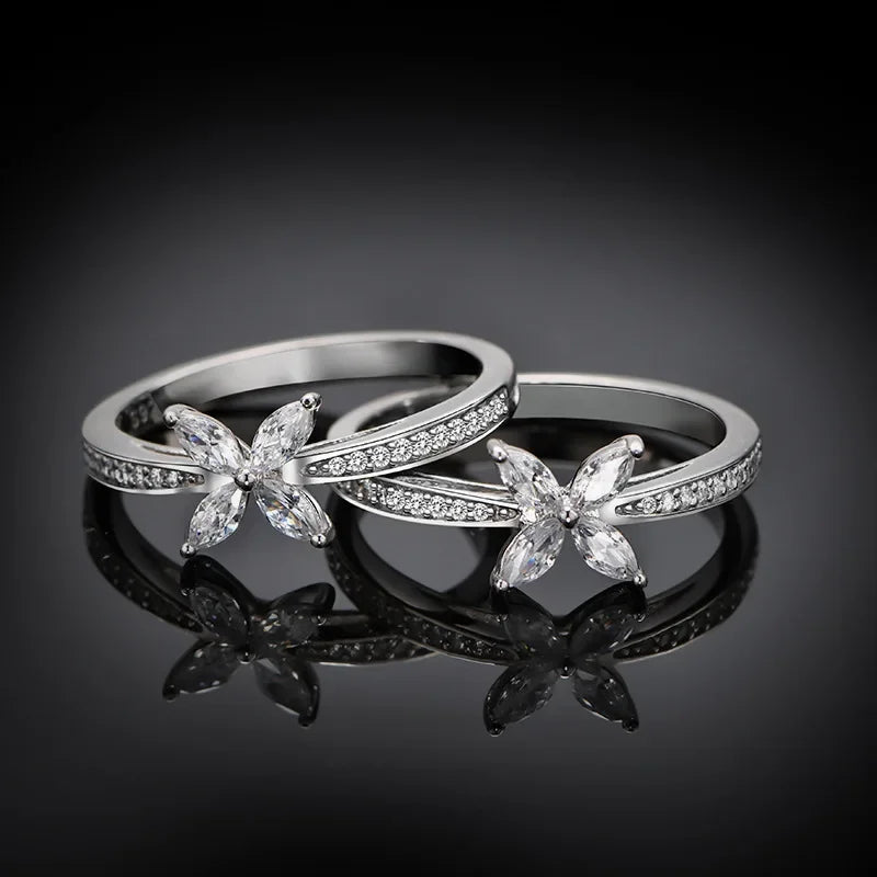 Mia High Carbon Diamond Ring