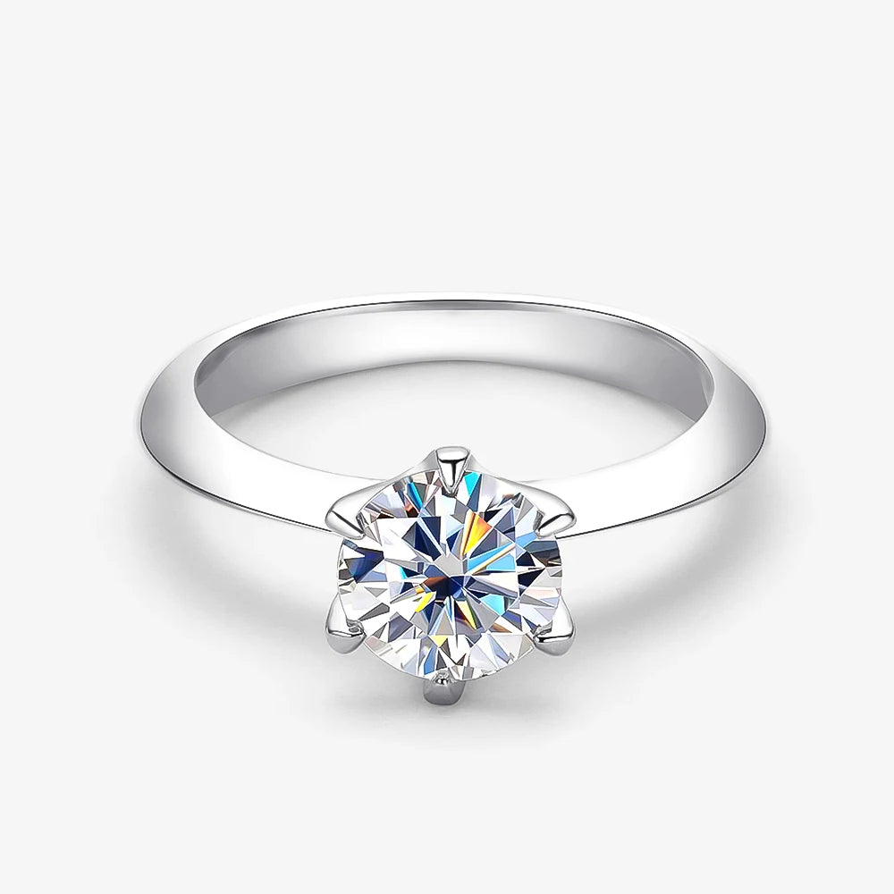 Ariana Solitaire Moissanite Ring