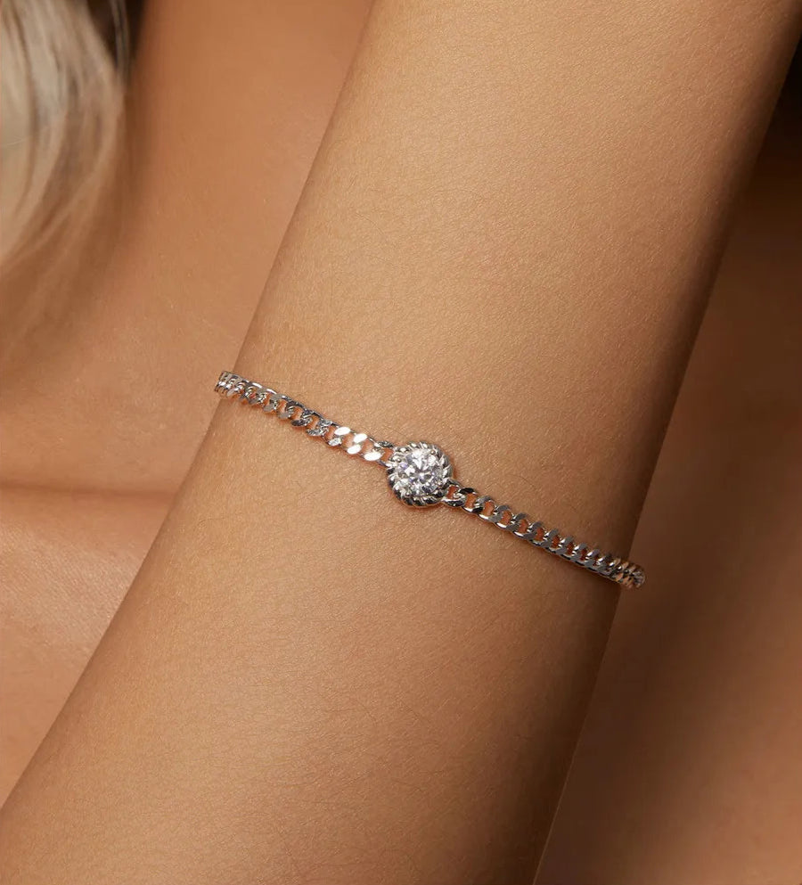 Juliette Adjustable Moissanite Bracelet