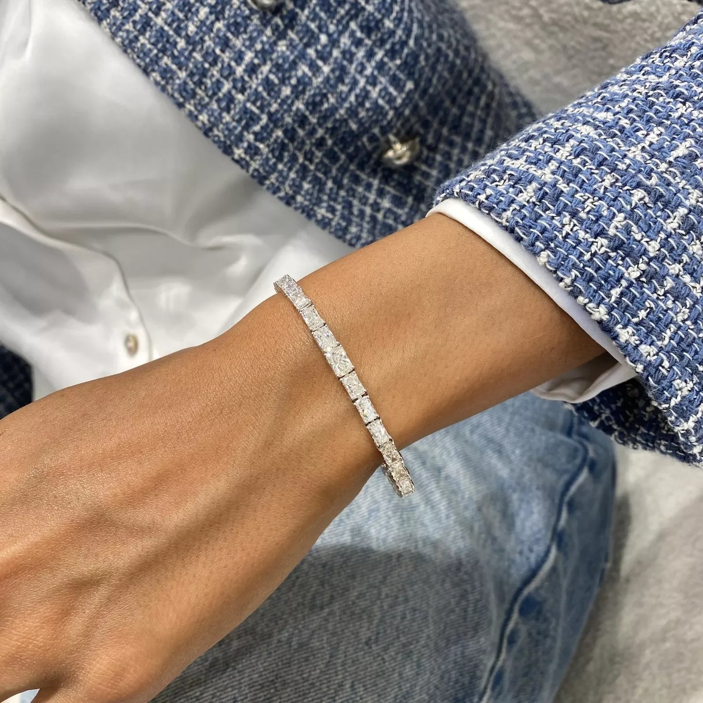 Valentina Lab-Grown Diamond Tennis Bracelet