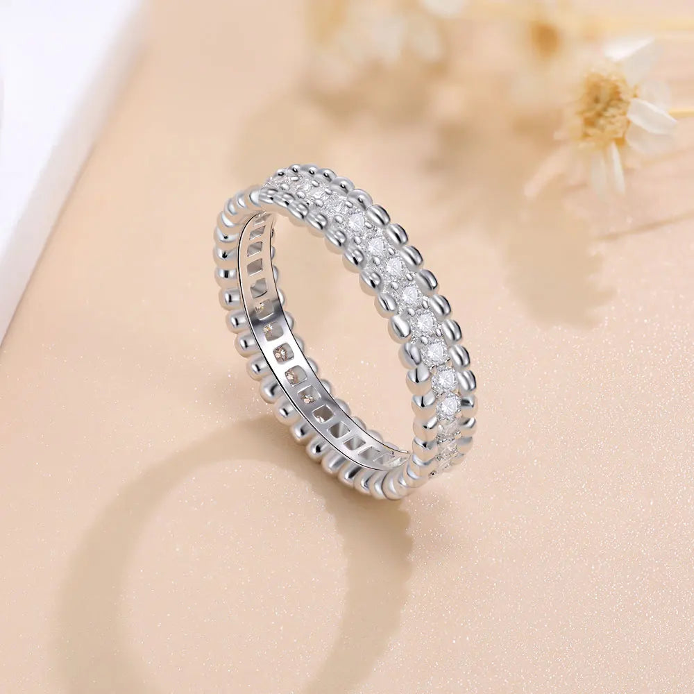 V-Leaf Moissanite Ring, Pendant, and Necklace