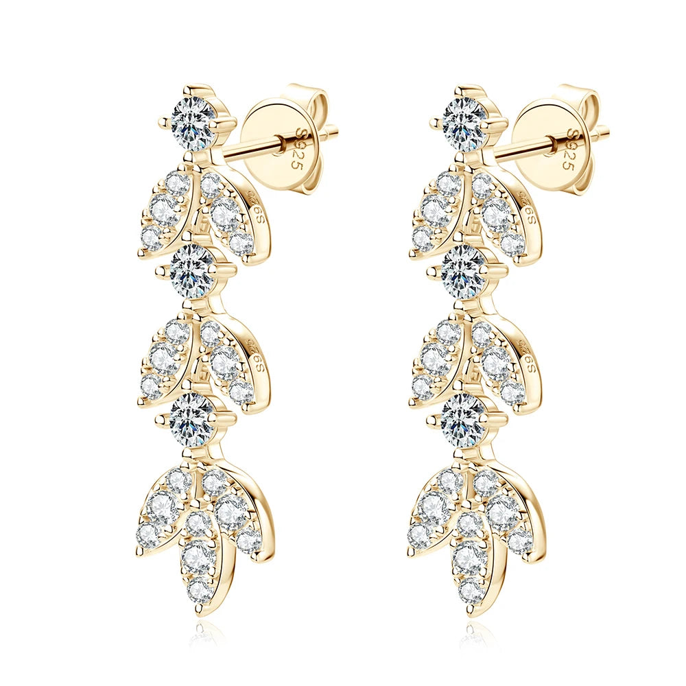 Alexis Moissanite Drop Earrings