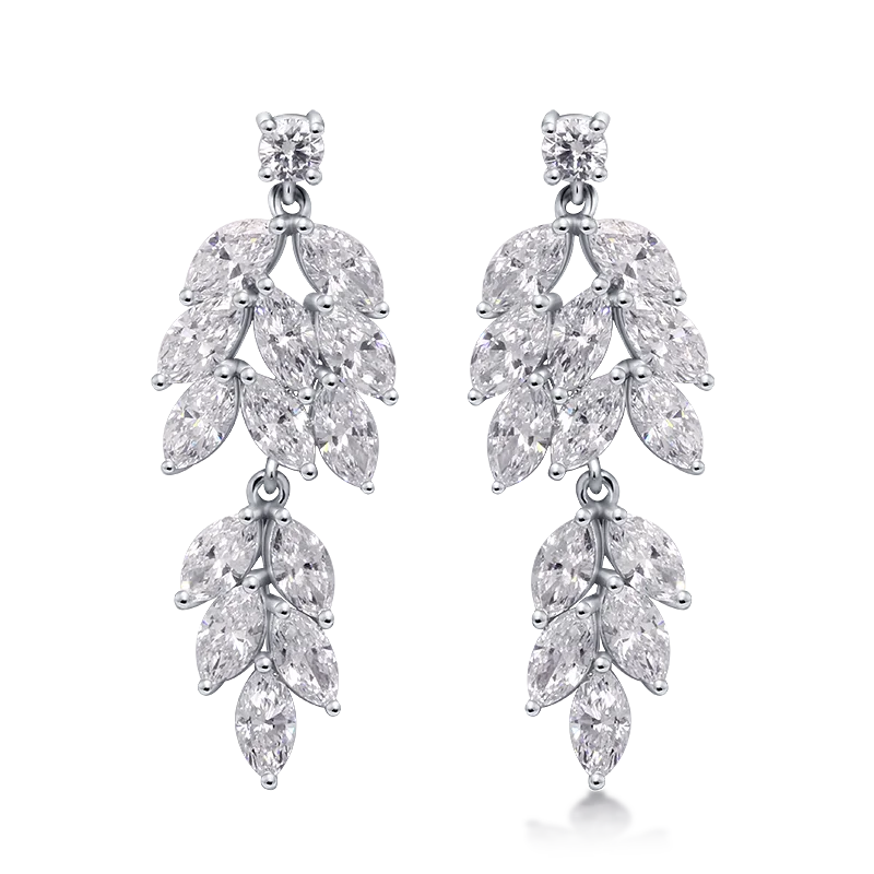 Clara Marquise Cut Lab-Grown Diamond Earrings