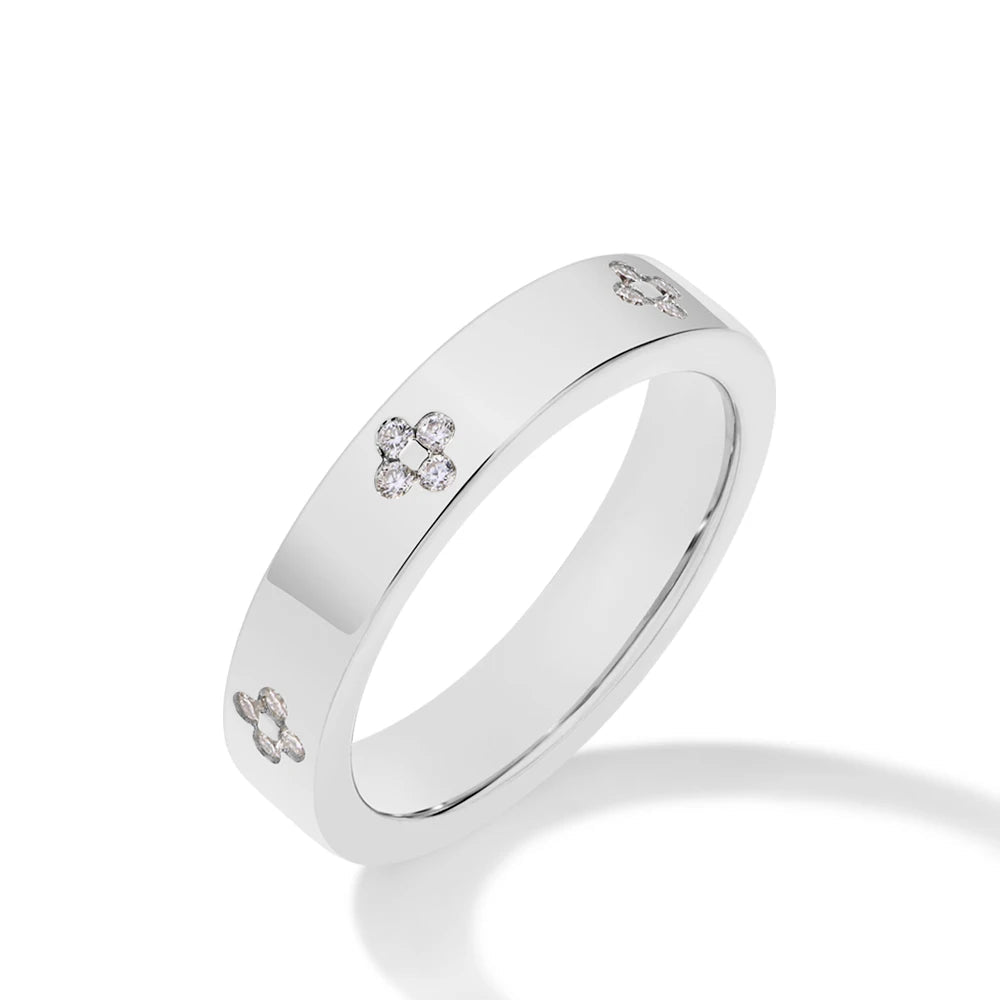 Ruby Moissanite Band Ring