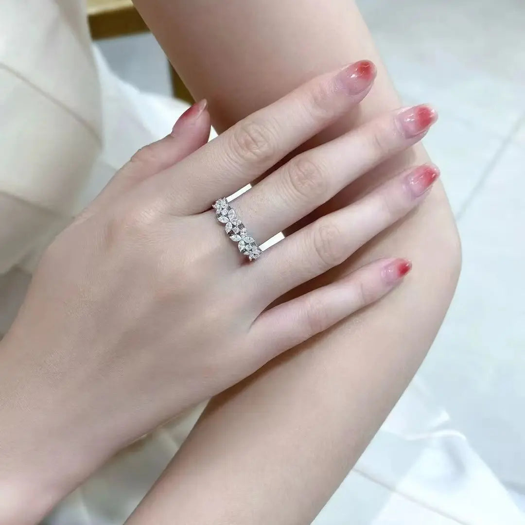 Evelyn Lab-Grow Diamond Horseeye Ring
