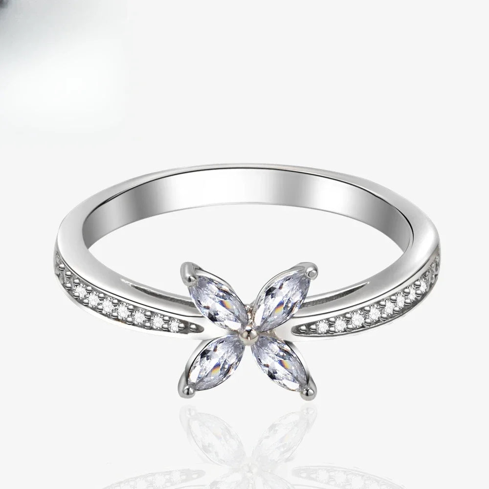 Mia High Carbon Diamond Ring