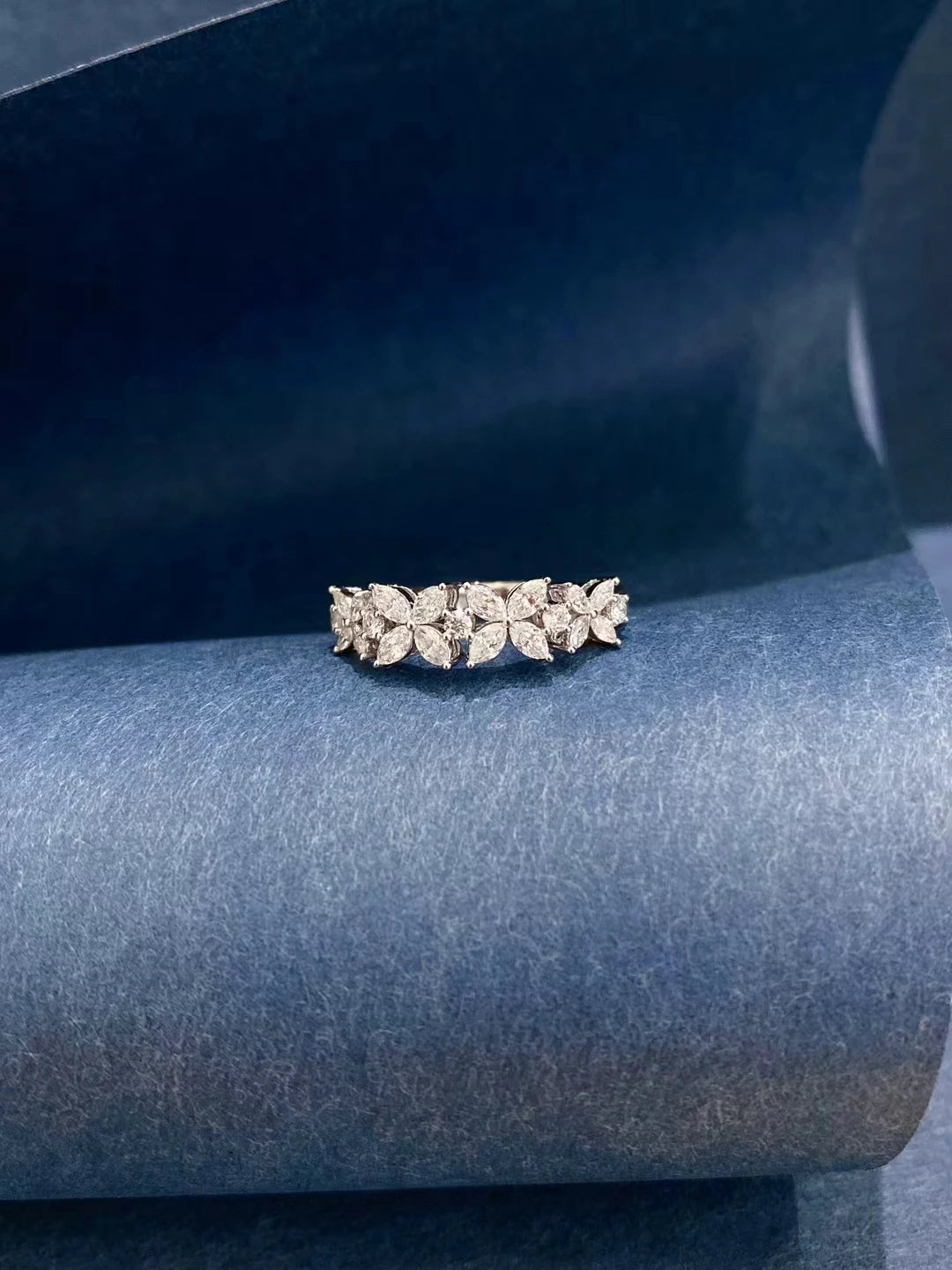 Evelyn Lab-Grow Diamond Horseeye Ring