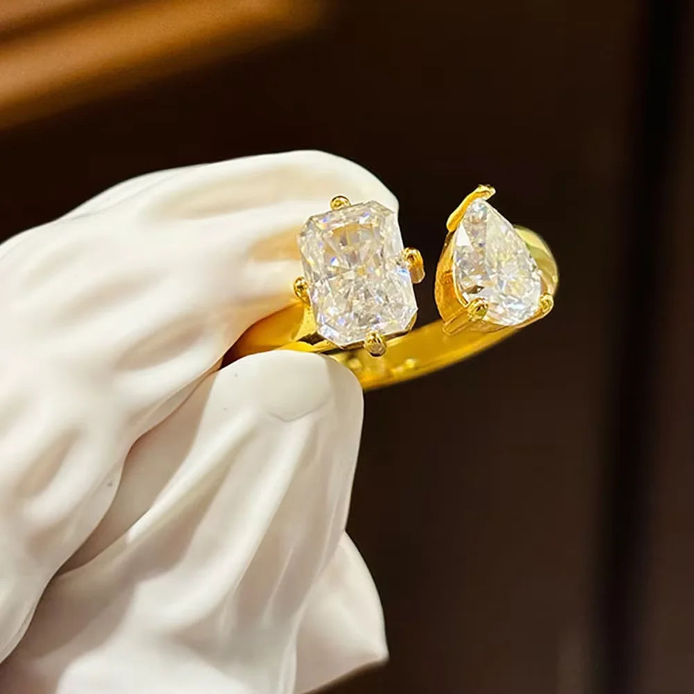 خاتم تشياماكا المويسانيت بقصة الزمرد والكمثري