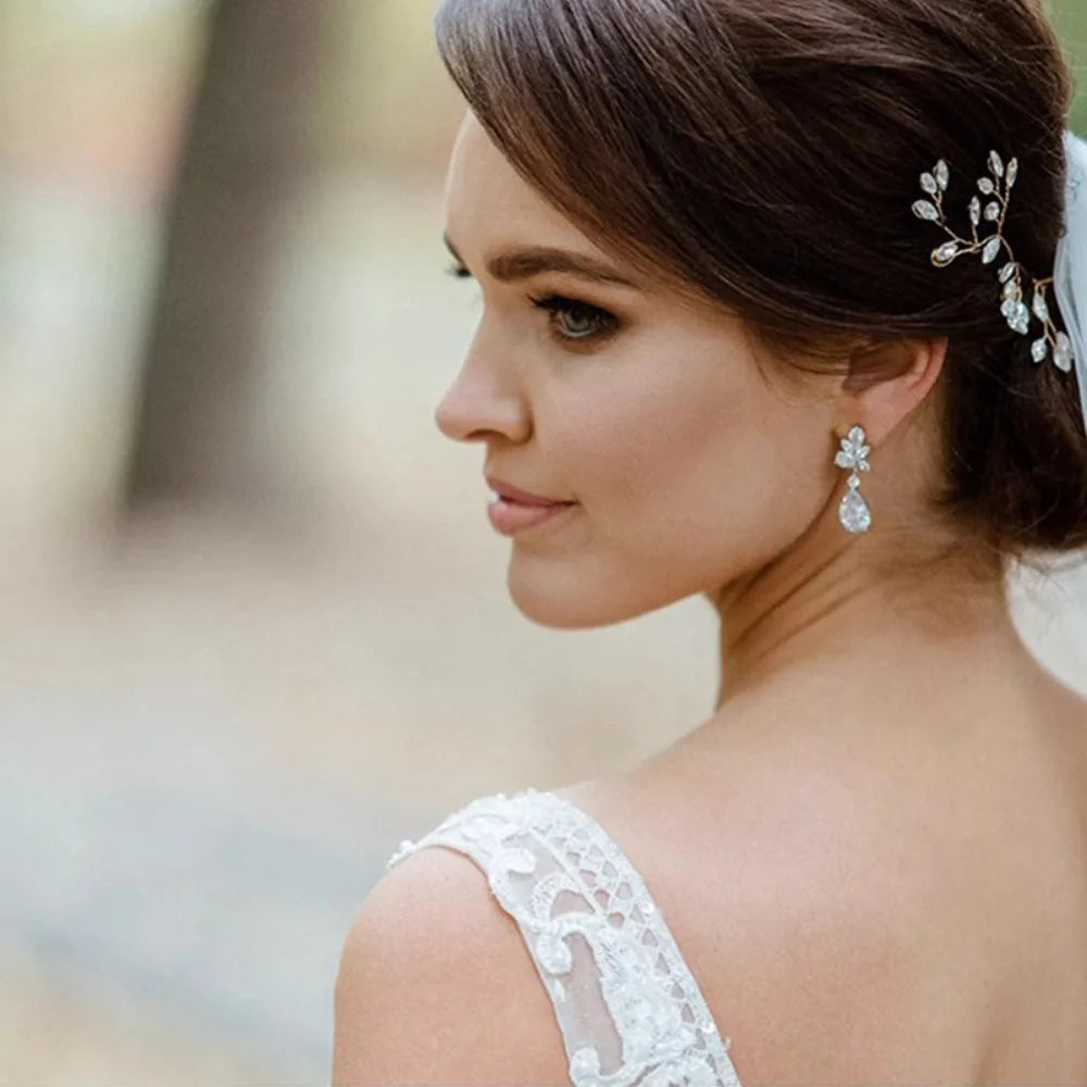 Khloe Moissanite Drop Earrings