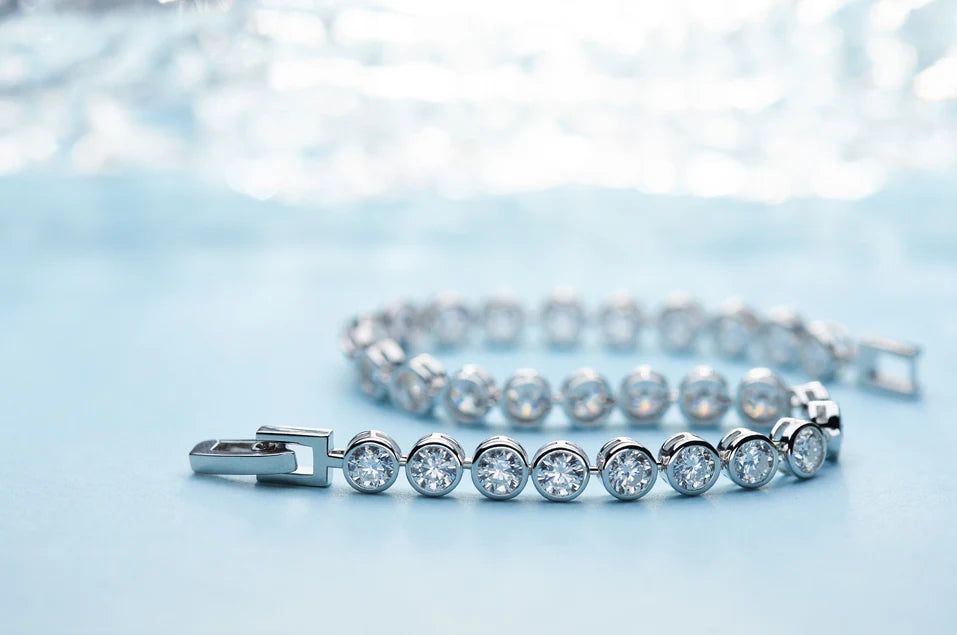 Sienna Moissanite Bubble Bracelet