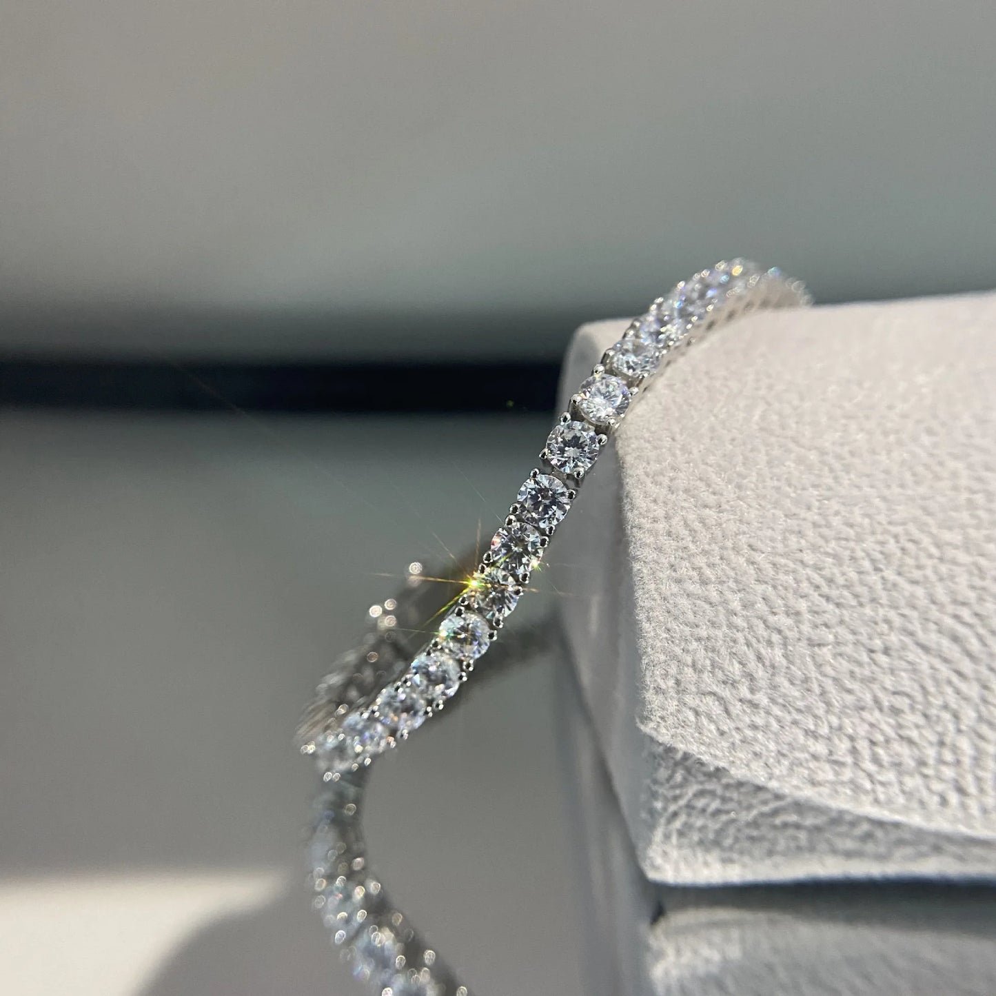 Cassandra Moissanite Tennis Bracelet