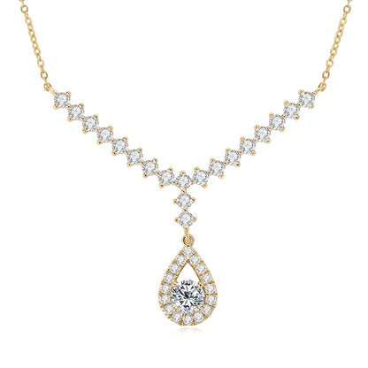 Celeste Y Star Moissanite Necklace