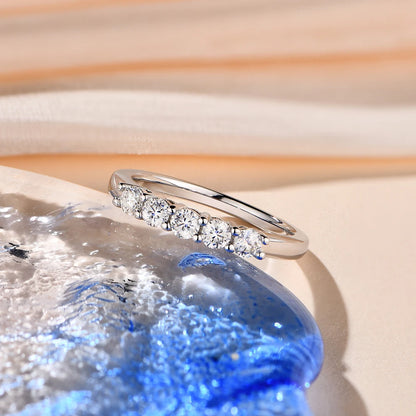 Lydia Solitaire Moissanite Bubble Ring