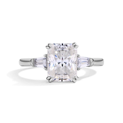 Inaya Radiant & Emerald Cut Moissanite Ring