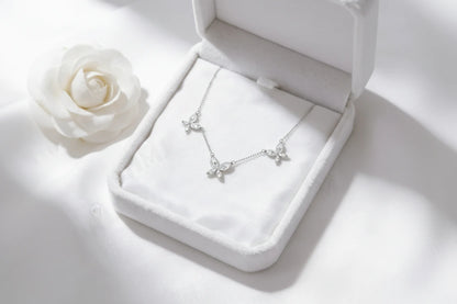 Dalitso Butterfly Marquise-Cut Moissanite Necklaces
