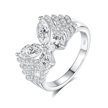 Butterfly Moissanite Ring