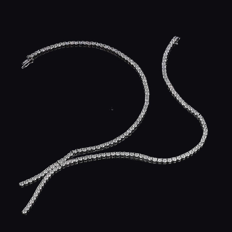 Bisola Moissanite Tennis Necklace