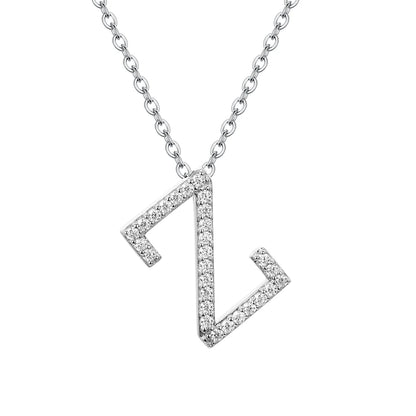 Letters Moissanite Necklace