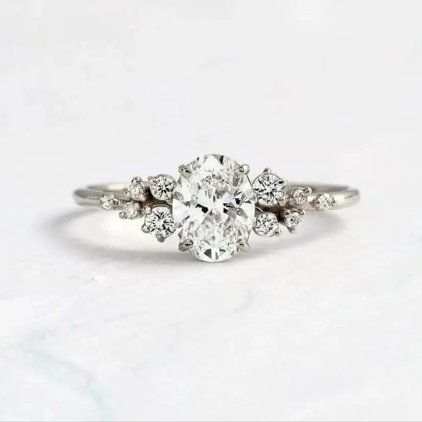 Florence Oval Cut Lab-Grown Diamond Ring