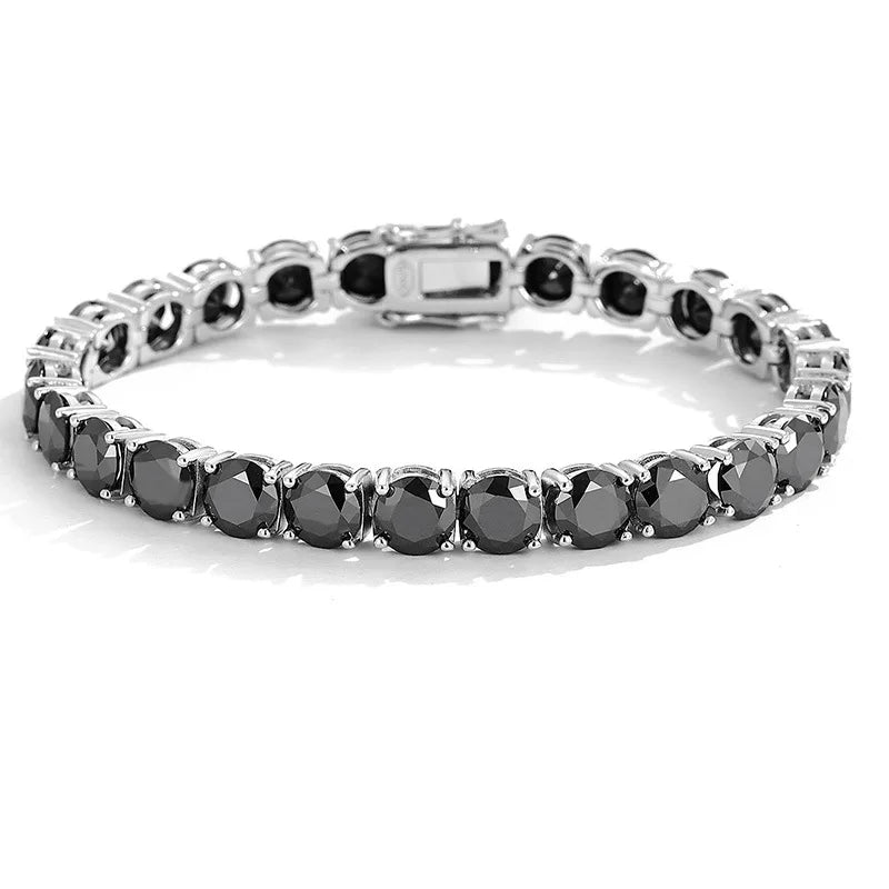 Margot Black Moissanite Tennis Bracelet