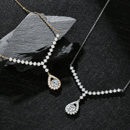 Celeste Y Star Moissanite Necklace