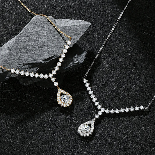 Celeste Y Star Moissanite Necklace
