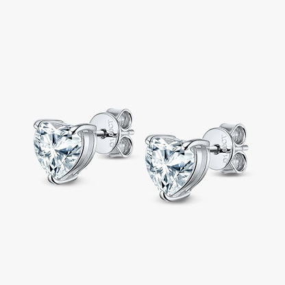 Joud Heart Shape Moissanite Earrings