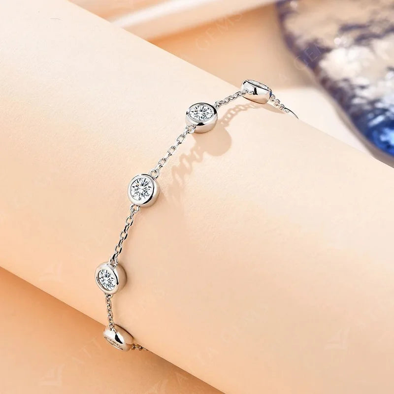 Luna Moissanite Bracelet