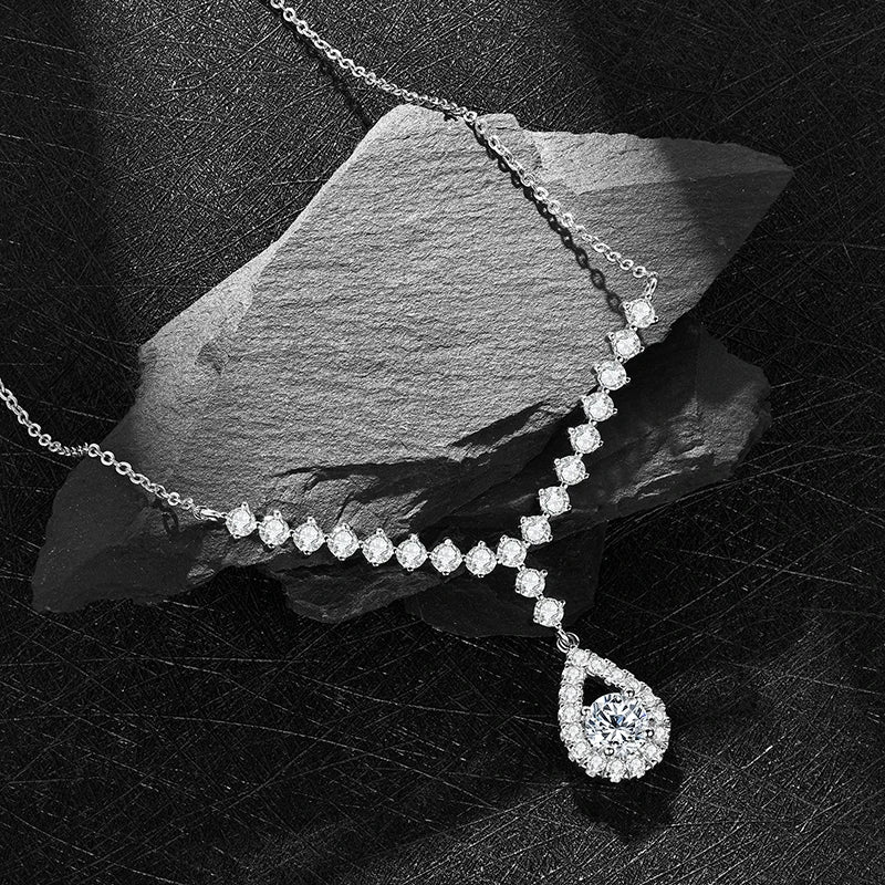 Celeste Y Star Moissanite Necklace