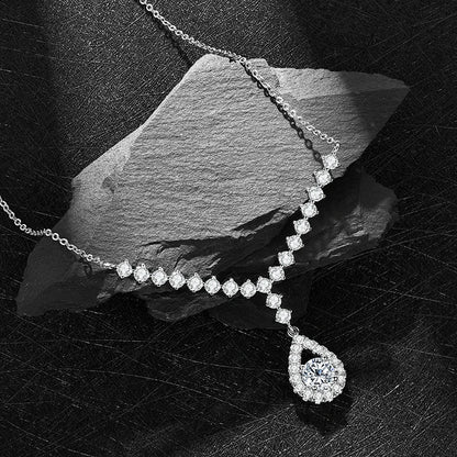 Celeste Y Star Moissanite Necklace