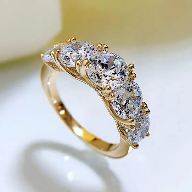 Arabella Moissanite Diamond Ring