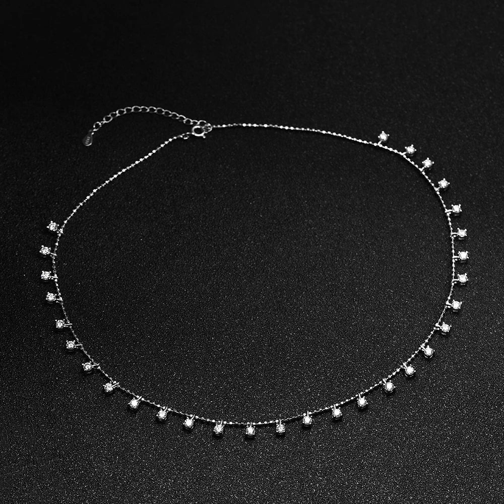 Skye Moissanite Brilliant Necklace