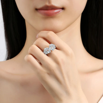 Butterfly Moissanite Ring