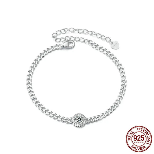 Juliette Adjustable Moissanite Bracelet