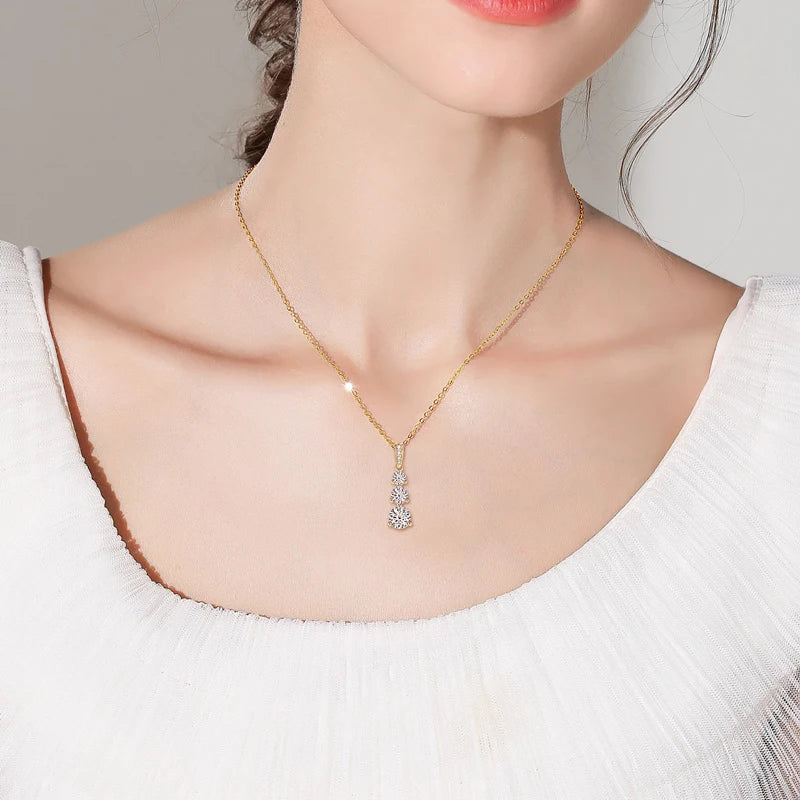 Carine Moissanite Necklace