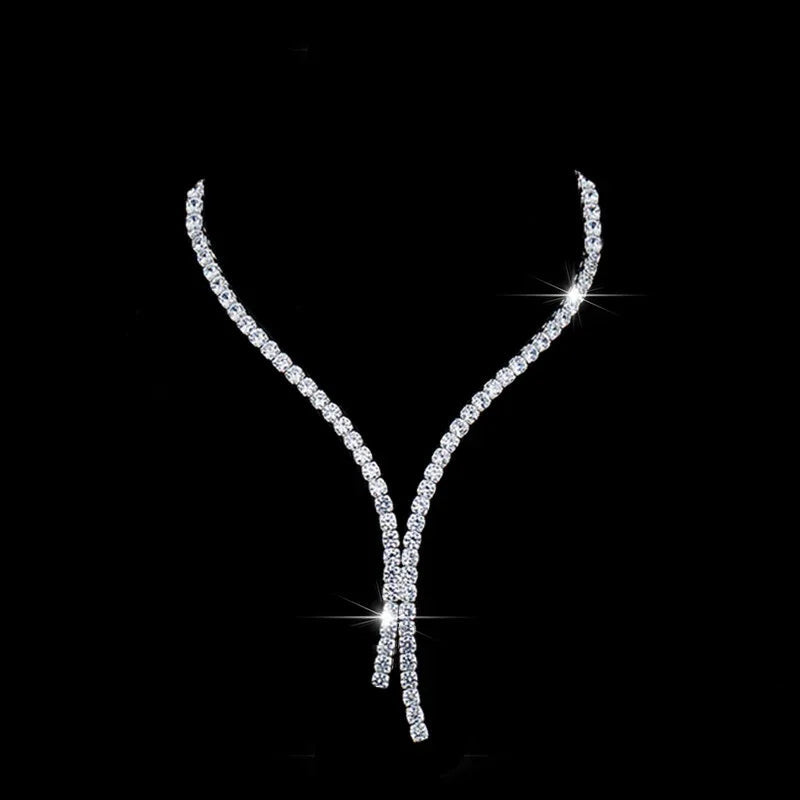 Bisola Moissanite Tennis Necklace