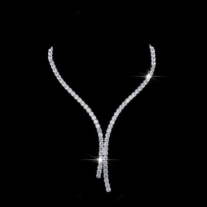 Bisola Moissanite Tennis Necklace