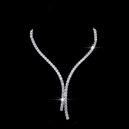 Bisola Moissanite Tennis Necklace