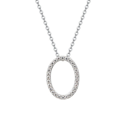 Letters Moissanite Necklace