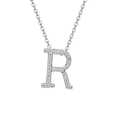 Letters Moissanite Necklace