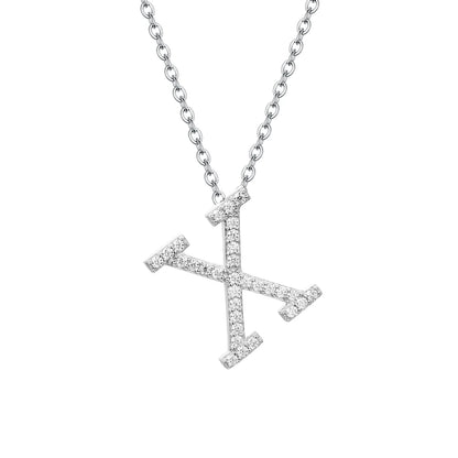 Letters Moissanite Necklace