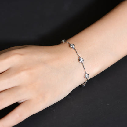 Luna Moissanite Bracelet