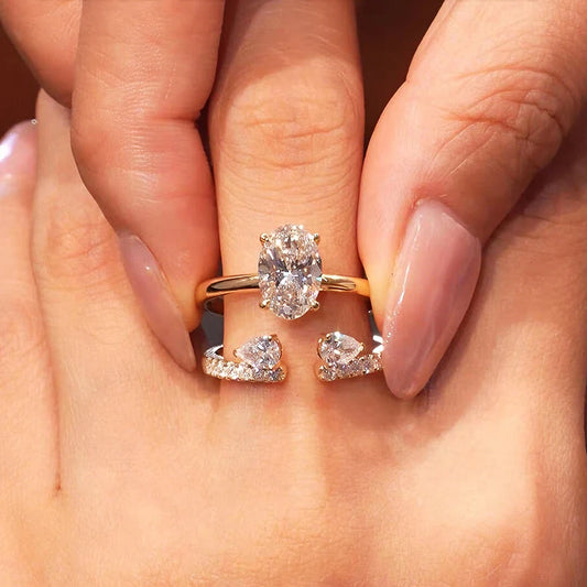 Gianna Oval Moissanite Ring