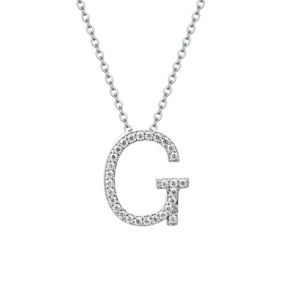 Letters Moissanite Necklace