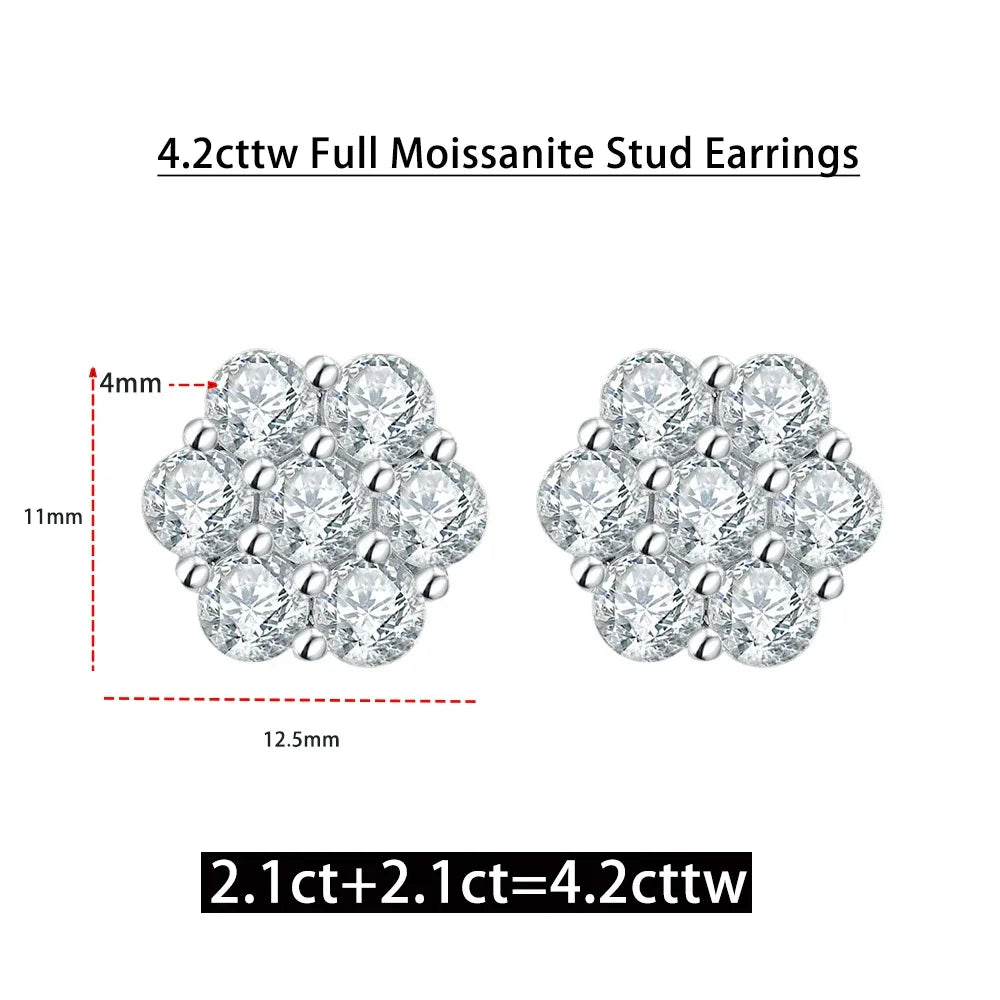 Riley Moissanite Earrings